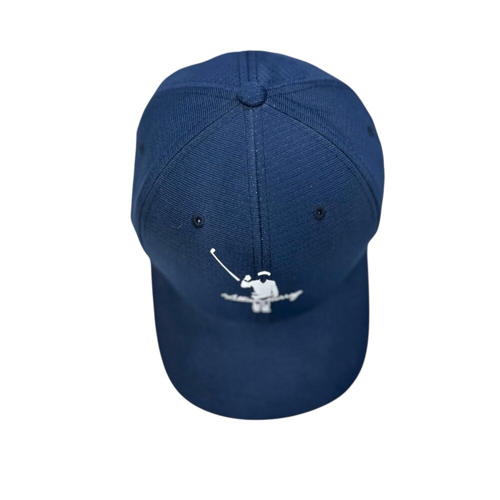 William Murray Hat Cap Fitted S/M Blue Navy Flexfit Golf Golfing Logo